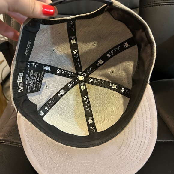 Gray Cap with American Flag Patch - Picture 4 of 4